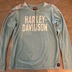 Vtg Harley Davidson Shirt Womens Size Large